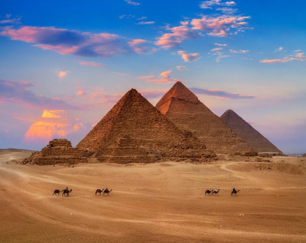 giza-egypt-pyramids-in-sunset-scene-wonders-of-the-world-1085205362-e1d04d7e00e94c4896ca58bed32e5a61